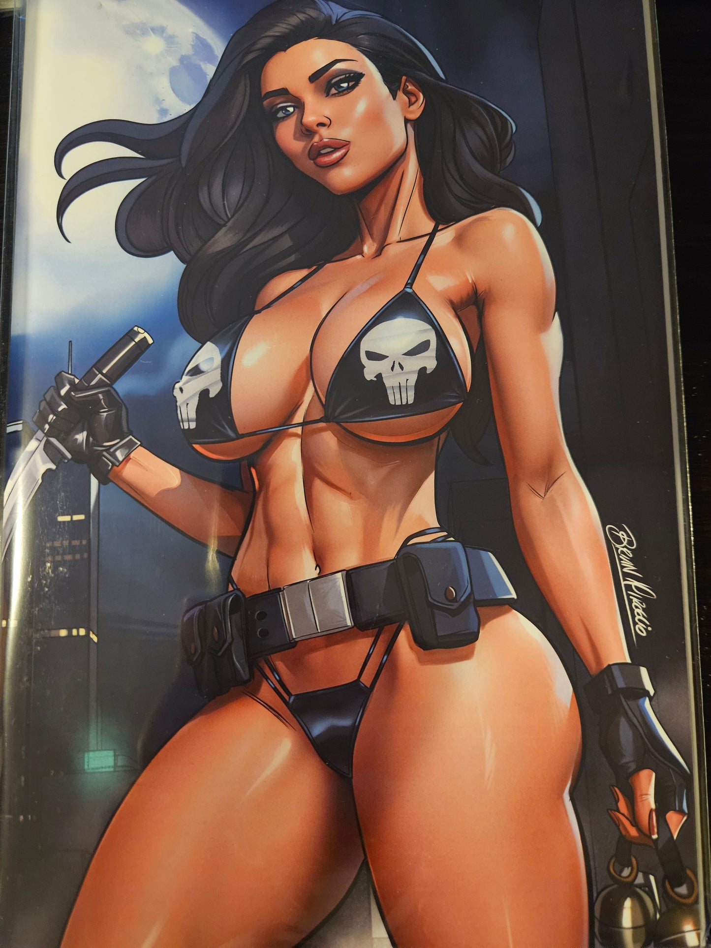 Double Impact #2 "Punished" Brian Miroglio Bikini Variant C2E2 Exclusive